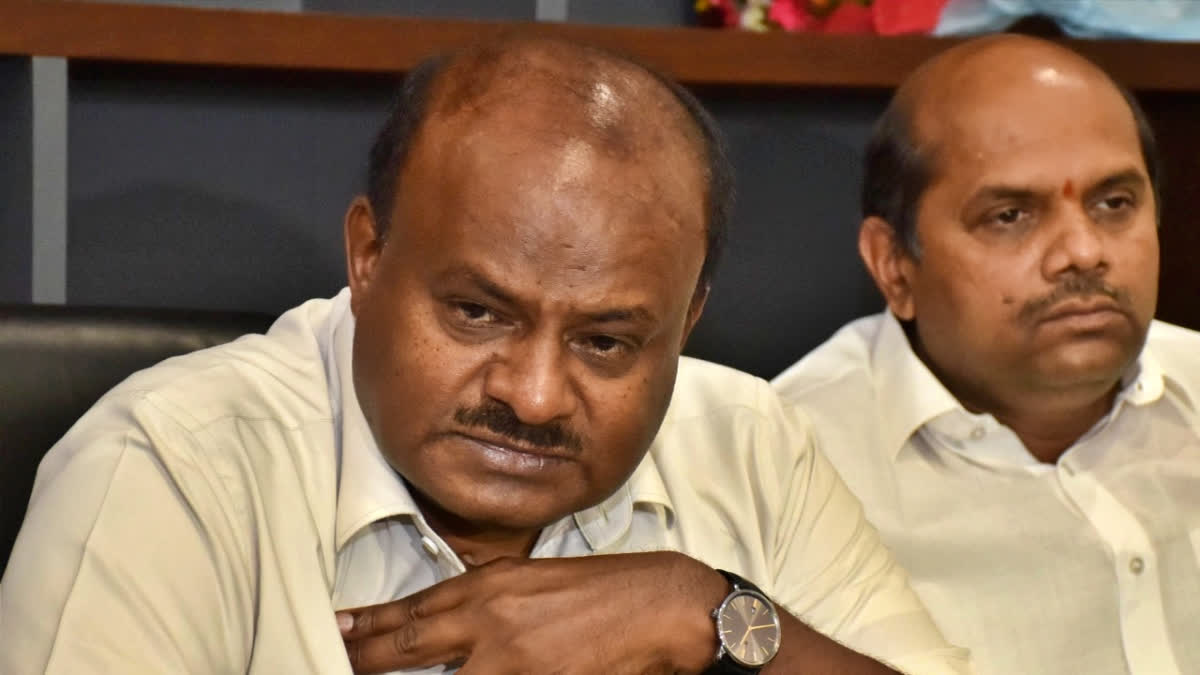 Karnataka Election Results Kumaraswamy Leads From Channapatna BJP S