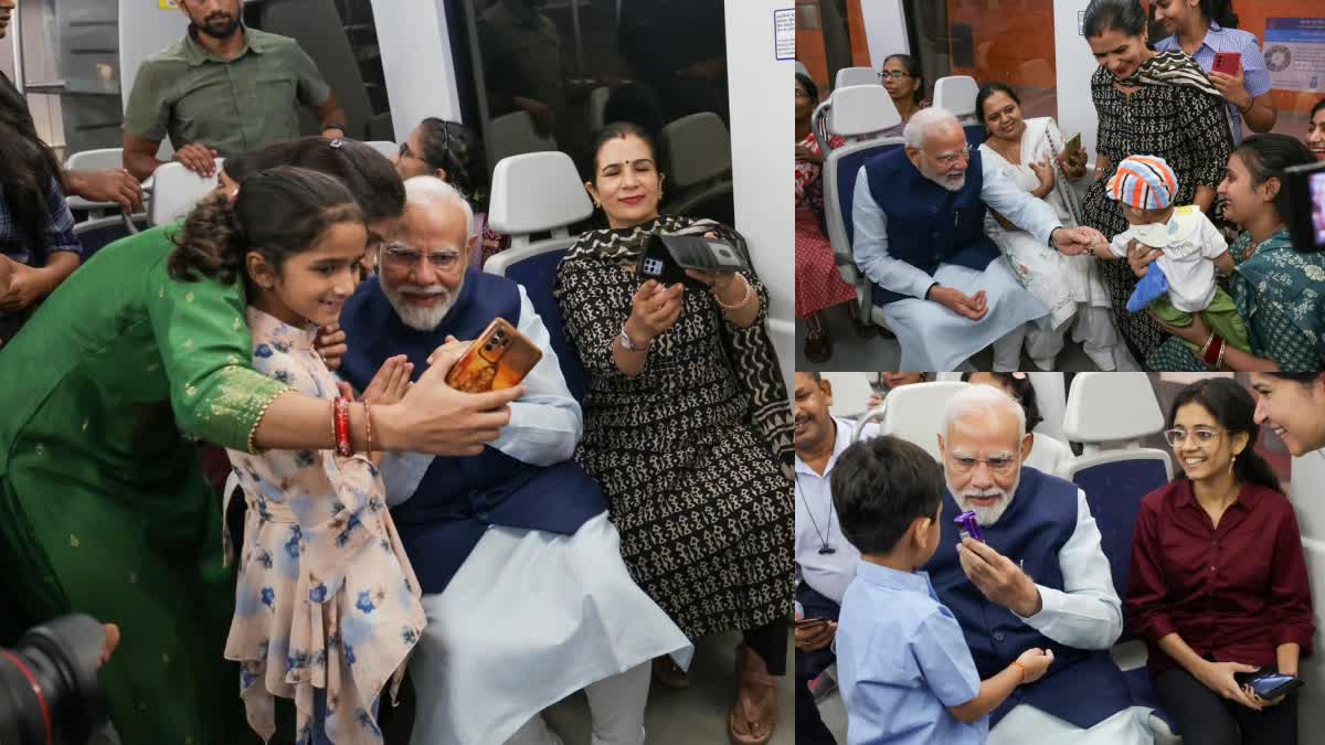 Narendra Modi Delhi Metro