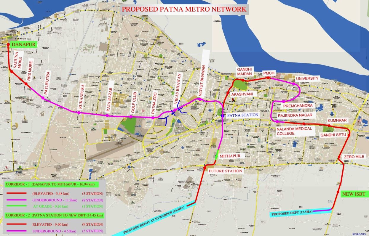 metro rail,Patna,public transport infrastructure in Patna,cabinet meet,Patna University,ISBT corridor,business news