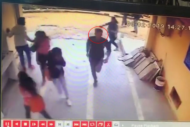 cctv footage of firing