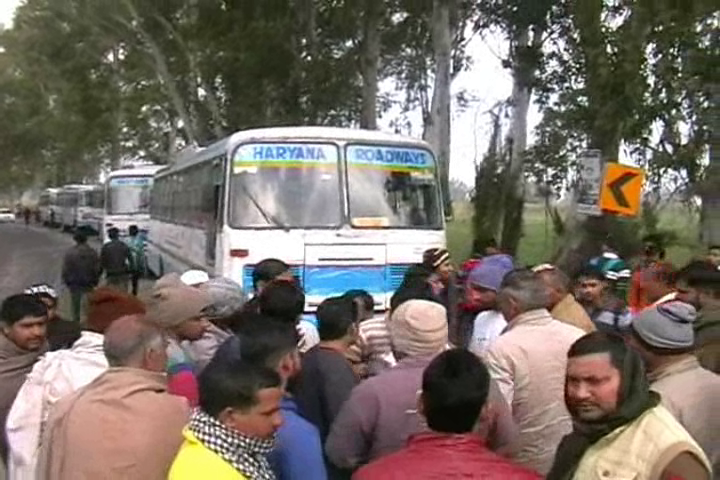 haryana, protest