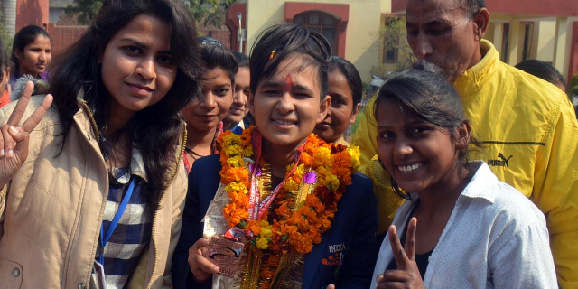 Divyang Aruna win bronze medal