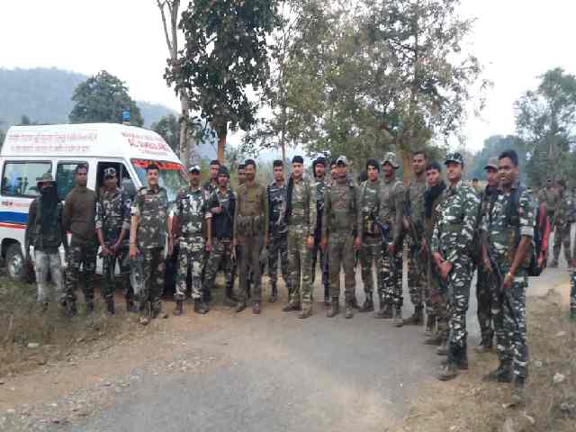 Encounter between CRPF and Naxalites