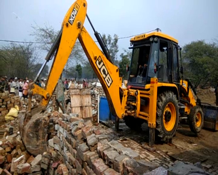 jcb illegal property demolished