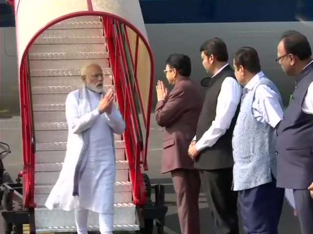 PM Modi reaches Nagpur to inaugurate several projects