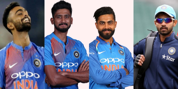 team india for upcoming