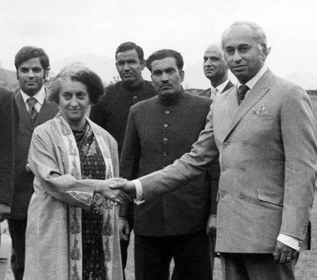 indira and bhutto (file)