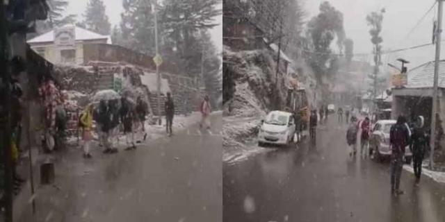 heavy snowfall in mandi