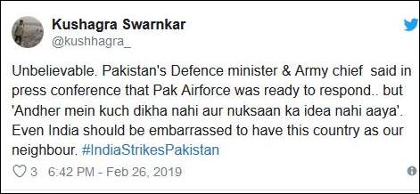 balakot airstrike, Pervez Khatak trolled