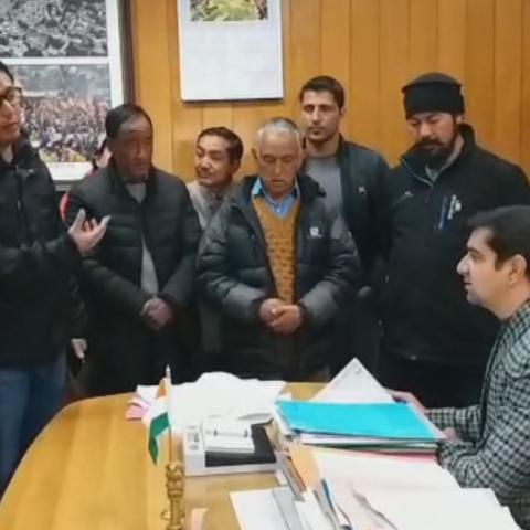 lahoul spiti congress submit memorandum