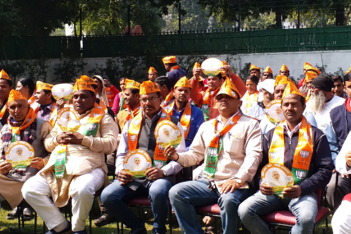 patriotism on BJP rally for lok sabha election 2019