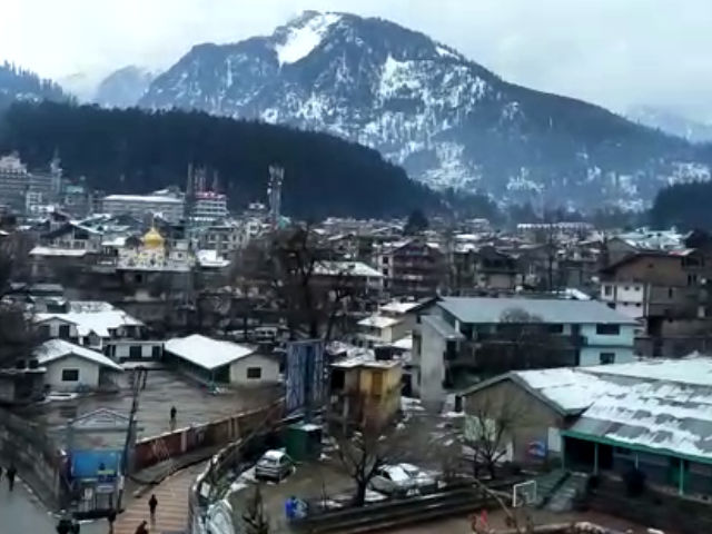 fresh snowfall in manali