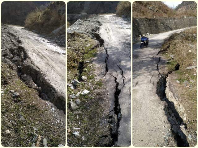 bad road condition in banjar