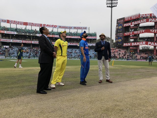 Australia won the toss choose batting