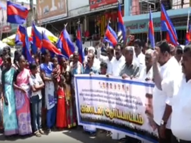 pollachi issue protest in nagercoil