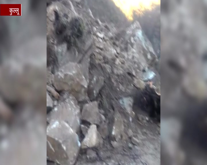 landslide in kullu