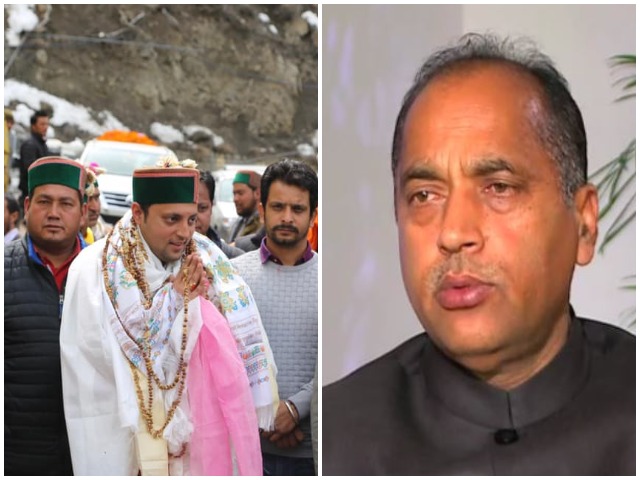 shimla, jairam reaction on Ashray Sharma, sukhram