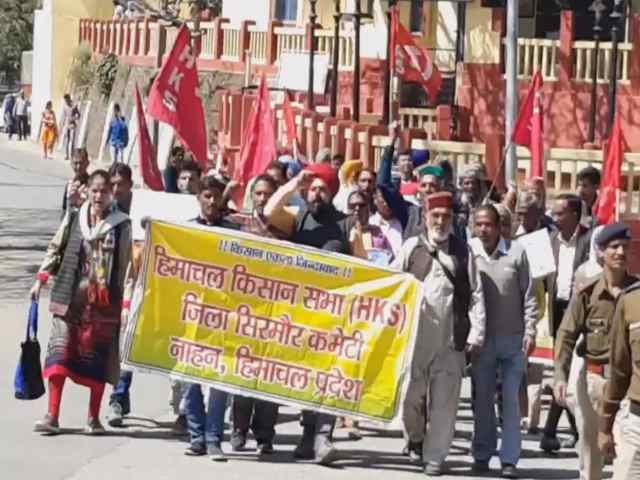 farmers protest