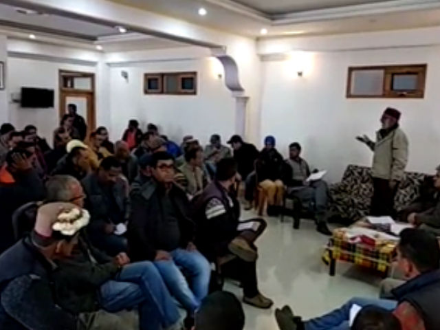 Kisan Sangharsh Samiti meeting organised in shimla