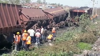 Goods train Derai