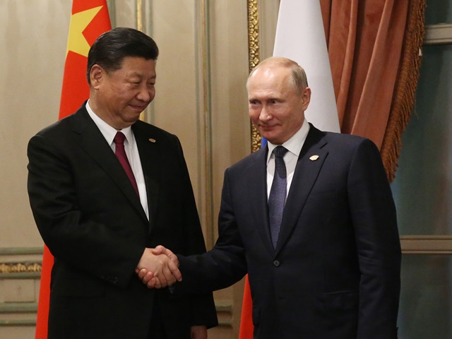 Russia's President Vladimir Putin and China's President Xi Jinping