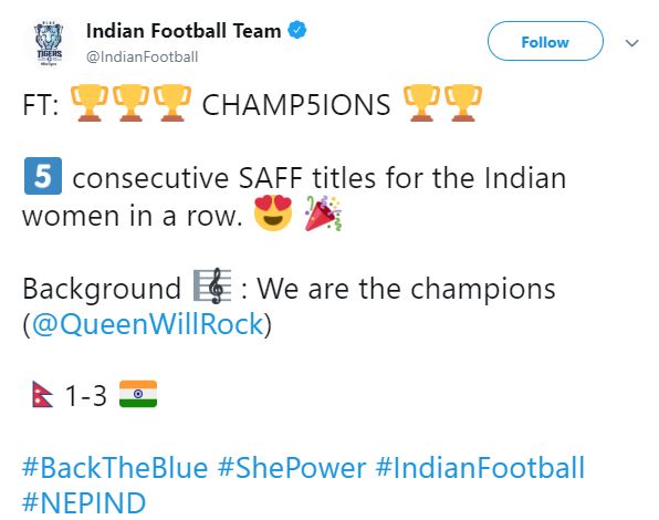 India women's football team, SAFF, AIFF