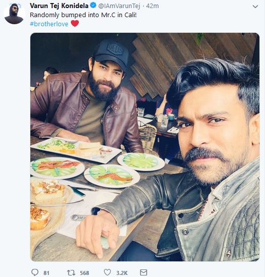 ram charan new look