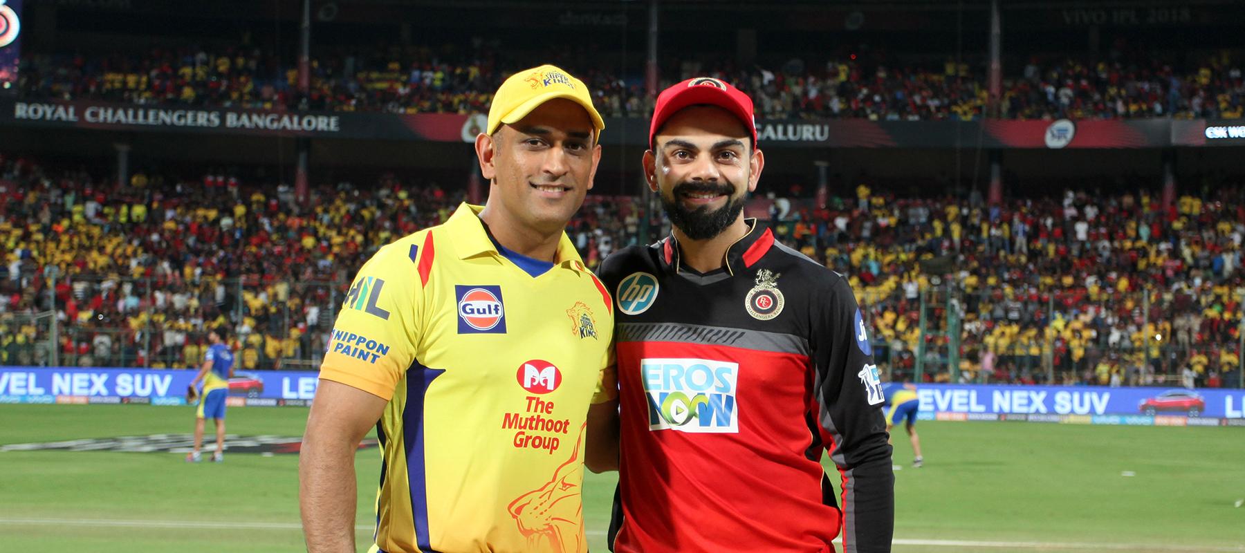 Ipl  CSK vs RCB  chennai super kings  royal challengers bangalore  Virat Kohli  MS Dhoni  ഐപിഎൽ  ധോണി  കോഹ്‌ലി  ചെന്നൈ സൂപ്പര്‍ കിംഗ്സ്  റോയൽ ചലഞ്ചേഴ്സ് ബാംഗ്ലൂർ