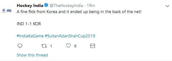 Sultan Azlan Shah, India , goal, Korea