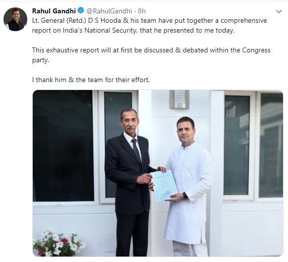 rahul gandhi tweet