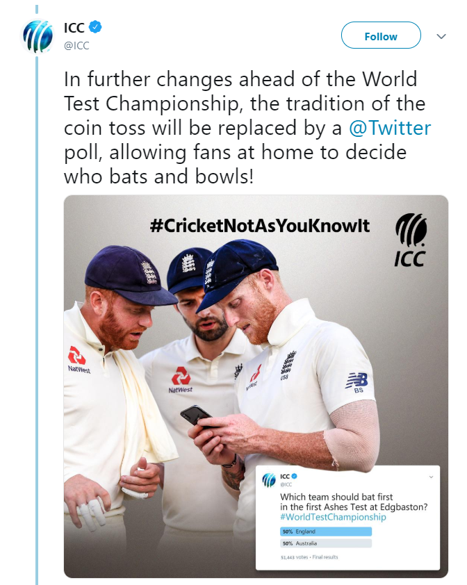 #CricketNotAsYouKnowIt