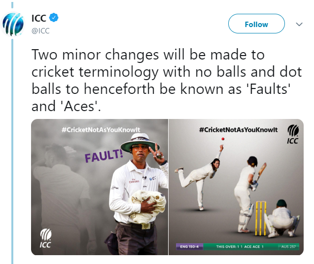 #CricketNotAsYouKnowIt