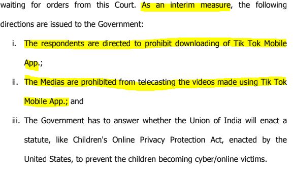 TikTok,TikTok ban,Madras High Court,pornography,pornography on TikTok,business news
