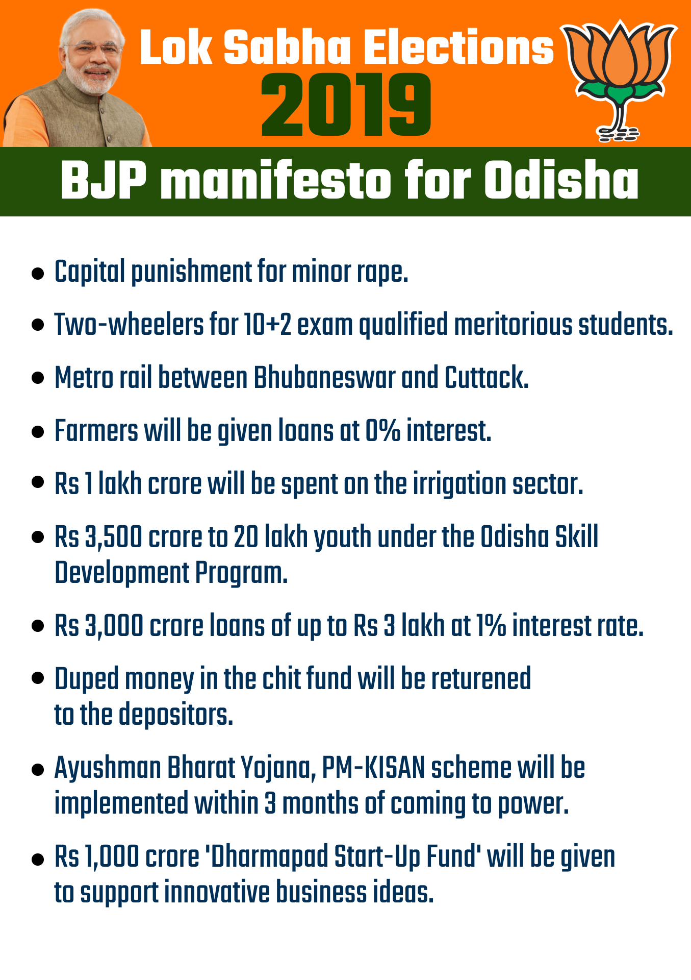 BJP manifesto