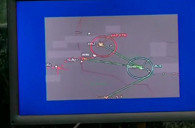 radar image of awacs for hitting f16 etvbharat