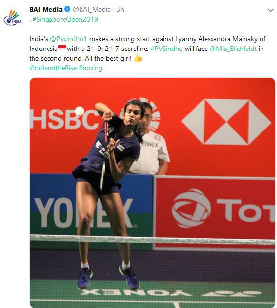 Singapore Open: Saina And Sindhu Sails Into Second Round