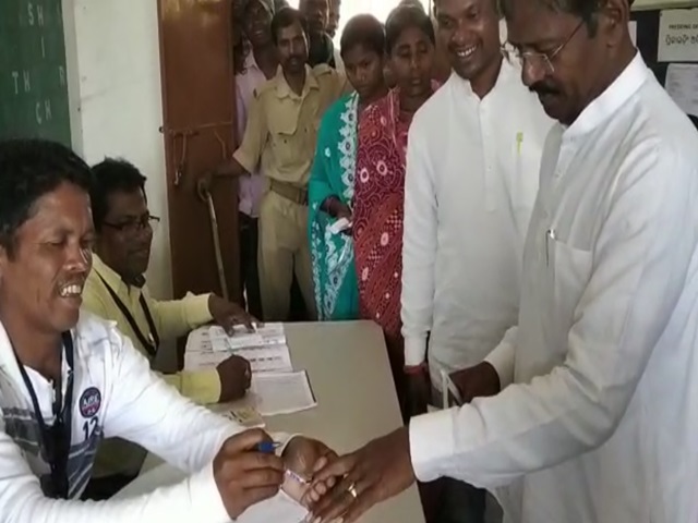 Balabhadra Majhi cast his vote