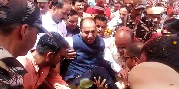 Mandi, cm jairam thakur mandi visit