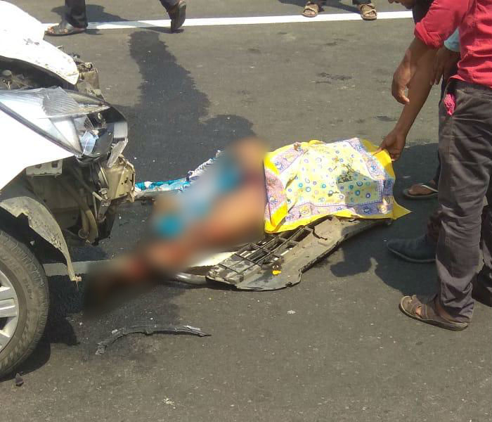 road accident in yavatmal etvbharat