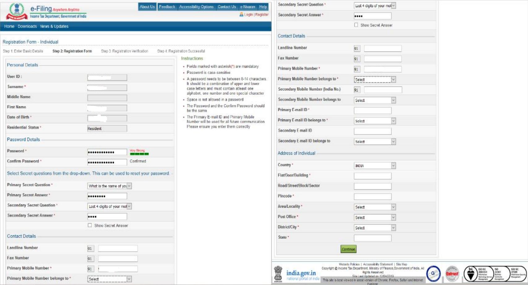 ITR, E-Filing, India, Individual, ITR, IT Returns,  Income tax, Government