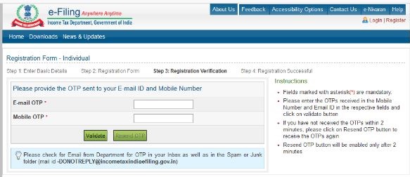 ITR, E-Filing, India, Individual, ITR, IT Returns,  Income tax, Government