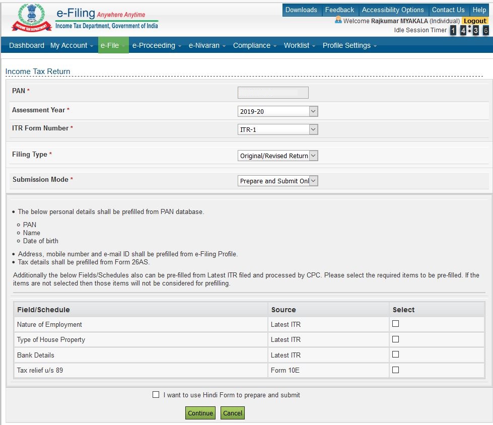 ITR, E-Filing, India, Individual, ITR, IT Returns,  Income tax, Government