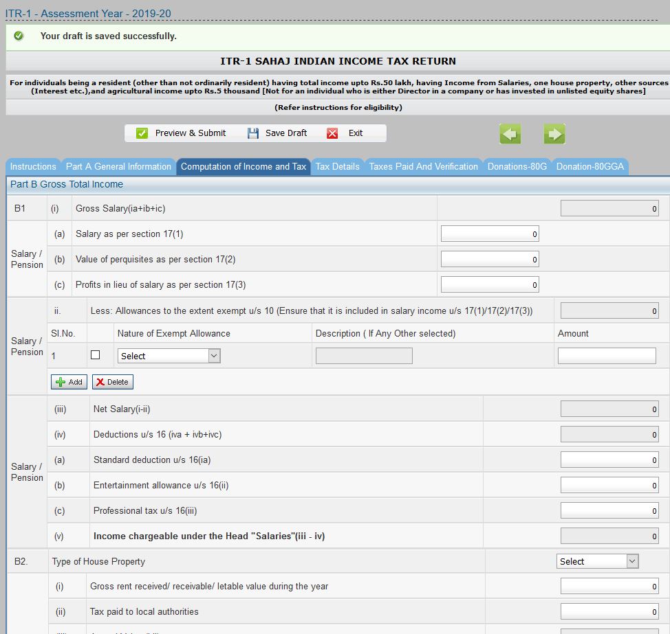 ITR, E-Filing, India, Individual, ITR, IT Returns,  Income tax, Government