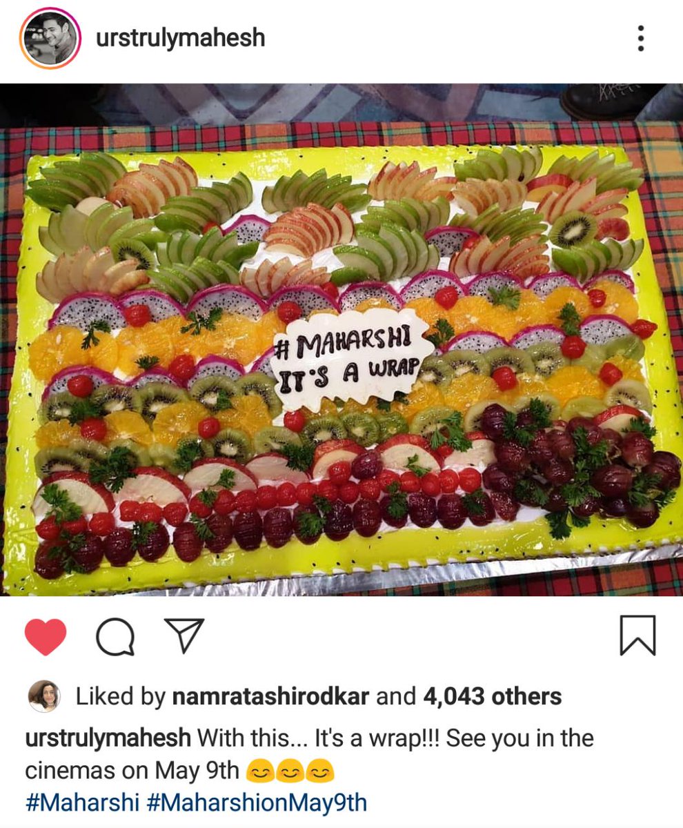 mahesh insta post