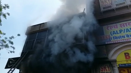 A showroom fire on Tonk Road