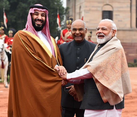 prince salman meets narendra modi etvbharat