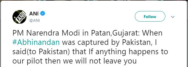 etvbharat pm modi on pakistan