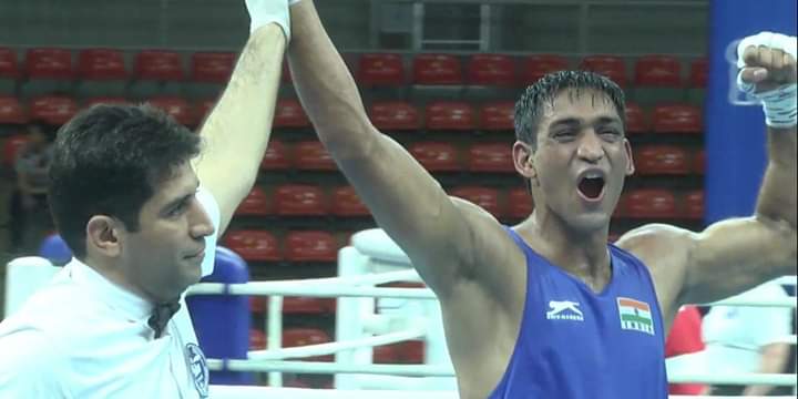 Ashish in the quarter-finals of the Asian championship