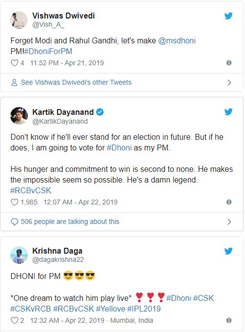 Twitter Goes Crazy about dhoni