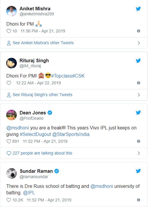Twitter Goes Crazy about dhoni